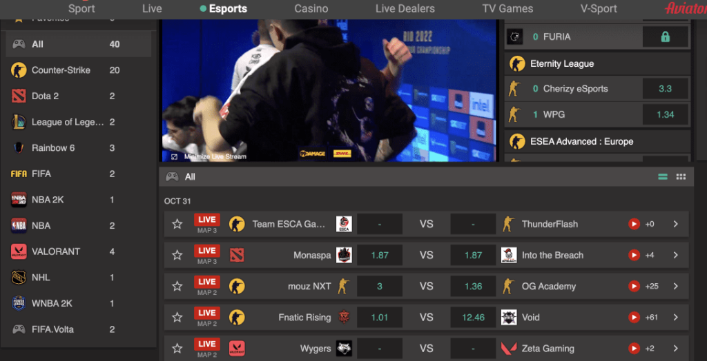 esports betting